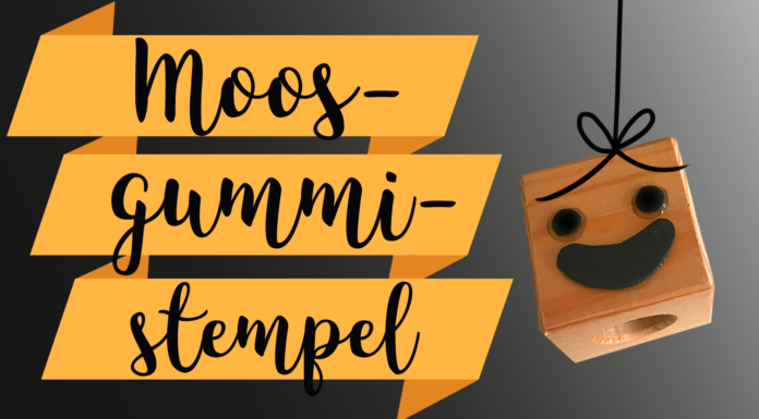 super niedliche Moosgummistempel